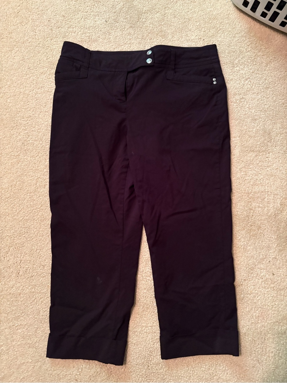 Style & Co. Black Stretch Capris